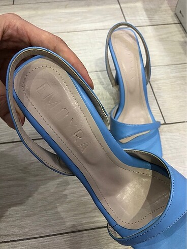 37 Beden mavi Renk Bebe mavisi Stiletto