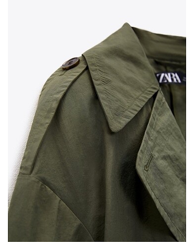 s Beden haki Renk Zara trenchcoat