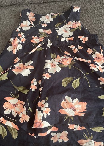 Diğer Çiçek Desenli pijama takımı