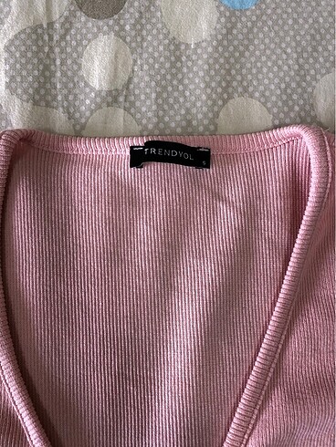 s Beden Trendyol Pudra Crop Hırka