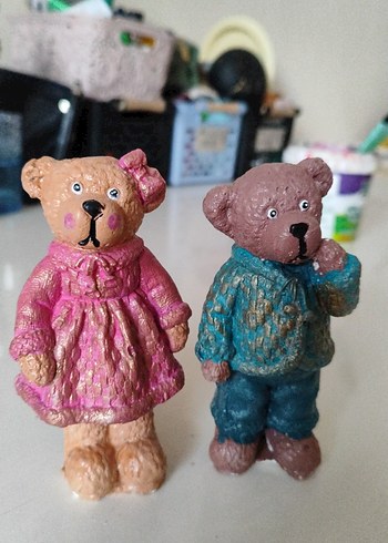 Renkli Ayıcık Figürleri Seti - Görsel 2