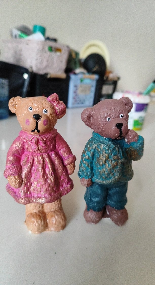 Renkli Ayıcık Figürleri Seti - Görsel 2