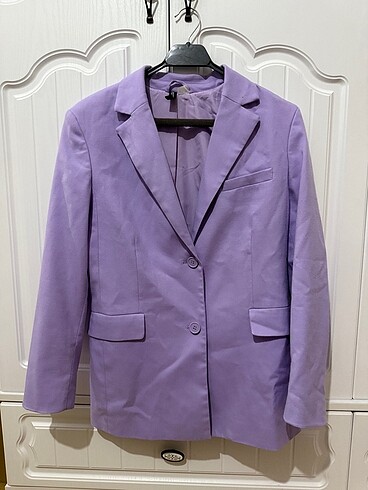 Mor blazer ceket