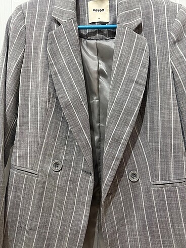 34 Beden Koton blazer ceket