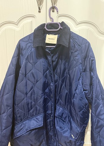 Düğmeli Lacivert Kadın Ceket - Görsel 2