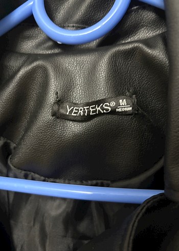 Siyah Deri Kadın Biker Ceket - Görsel 2