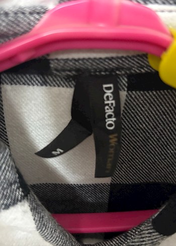 Siyah Beyaz Ekose Pamuklu Uzun Kollu Gömlek - Görsel 3