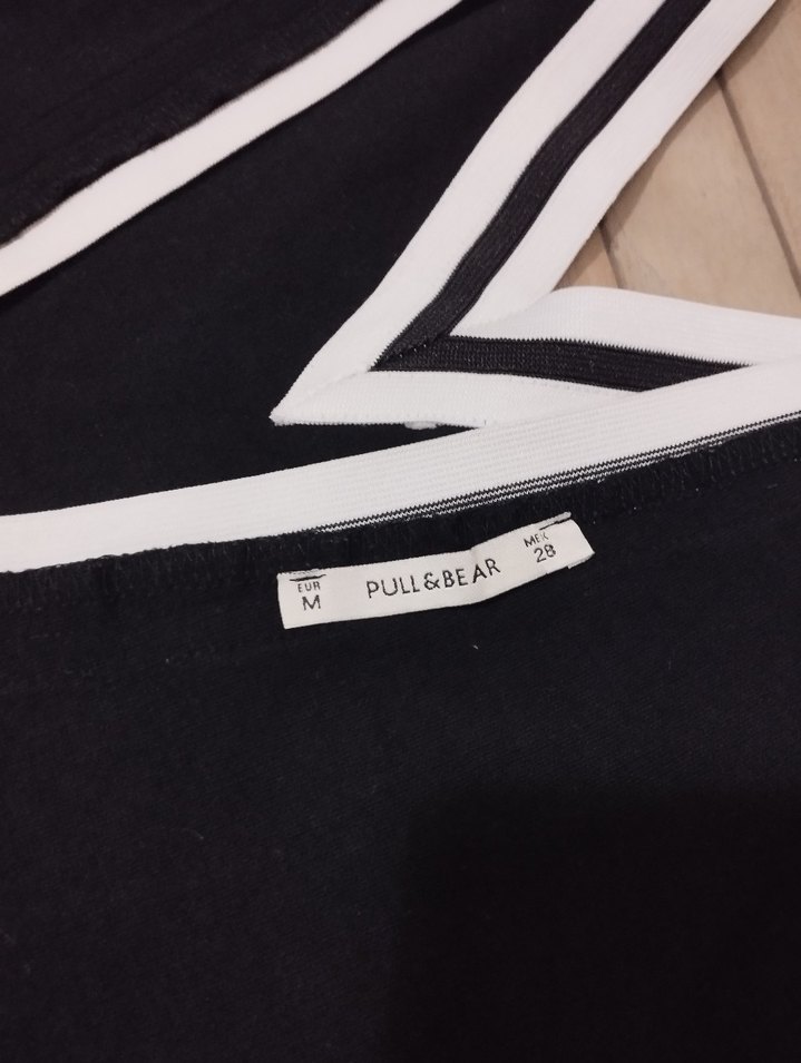 Siyah Çizgili İnce Askılı Kadın Mayo - Görsel 3