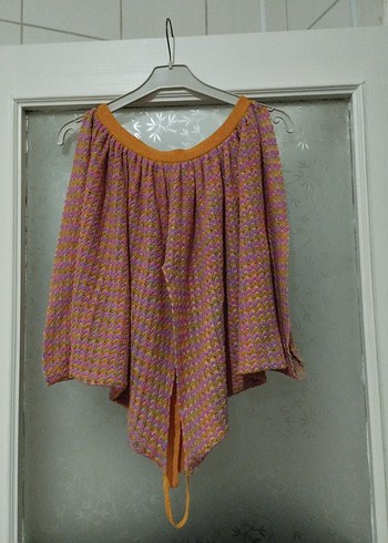 Bohem Tarzı Çok Renkli Straplez bayan Pançosu - Görsel 2