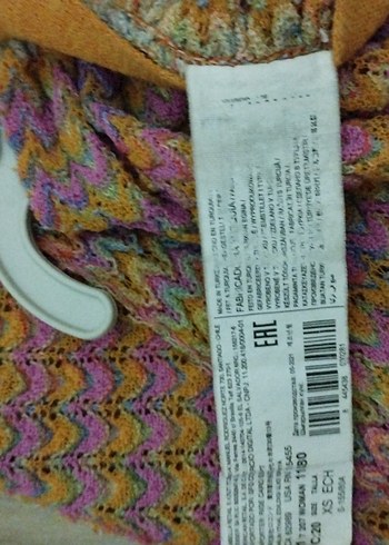 Bohem Tarzı Çok Renkli Straplez bayan Pançosu - Görsel 4