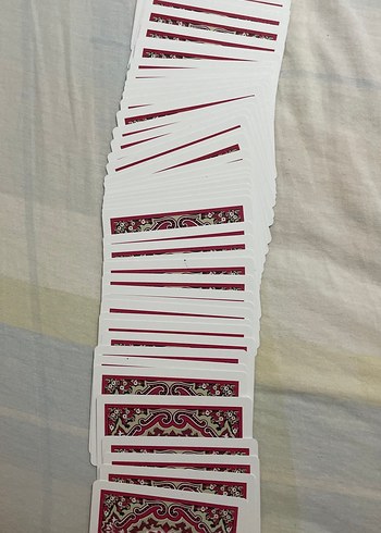  Beden Beyaz Oyun Kartları Seti