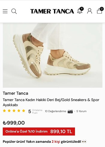 Kemal Tanca Spor ayakkabı tanca