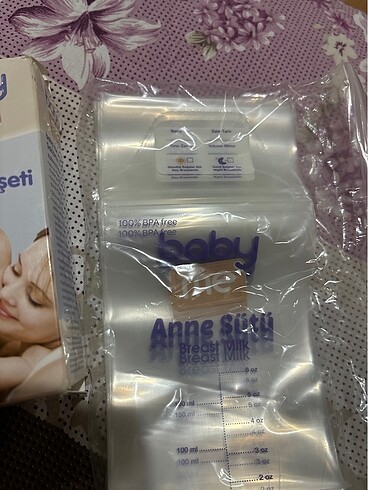 Anne sütü saklama poşeti - Görsel 8