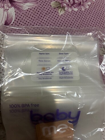 Anne sütü saklama poşeti - Görsel 9