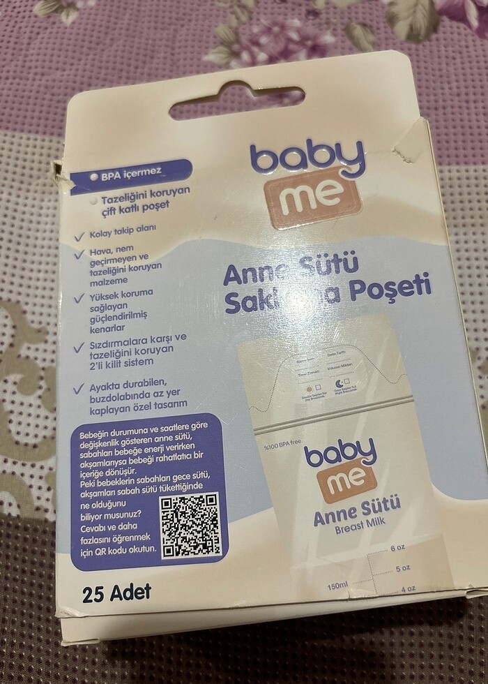 Anne sütü saklama poşeti - Görsel 3