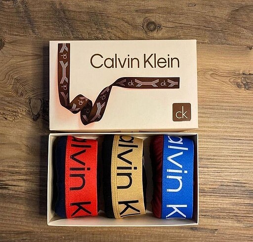 Calvin Klein 3?lü CK Erkek boxer