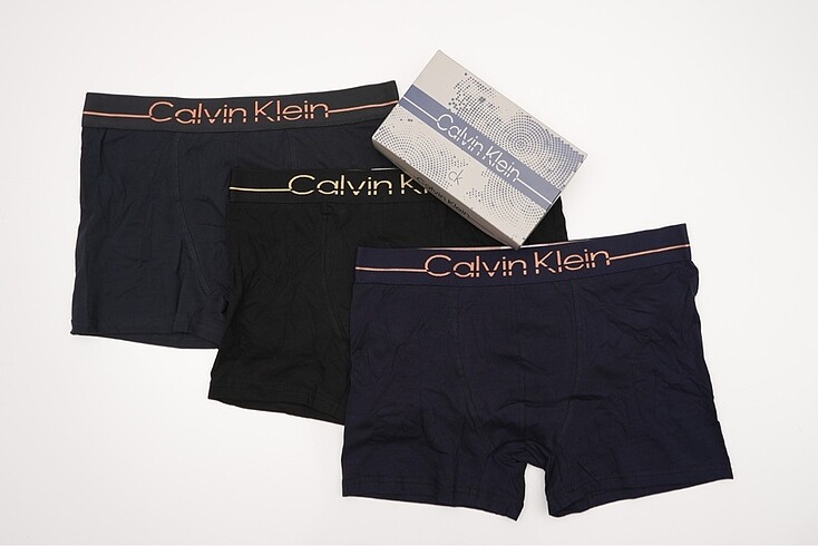 Calvin Klein 3?lü CK Erkek boxer