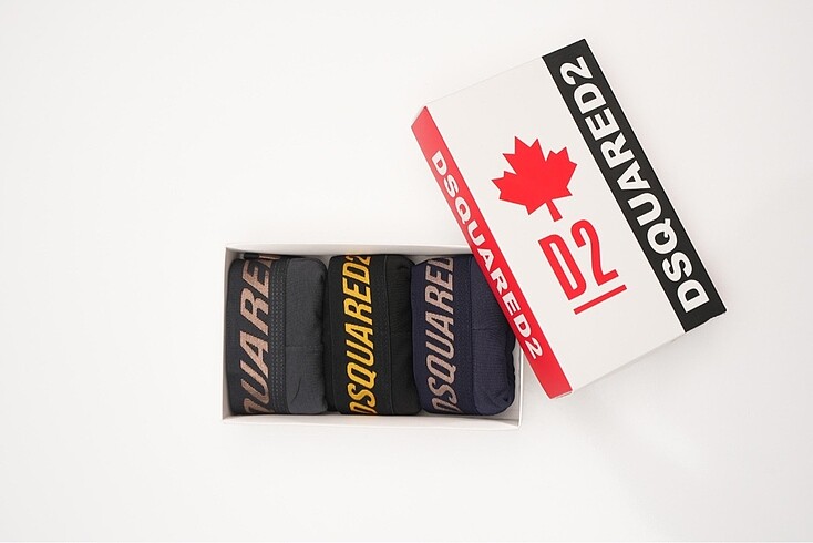 DSquared2 3?lü D2 Erkek boxer