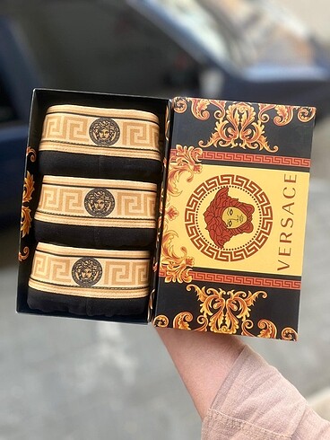 Versace 3?lü VS Erkek boxer