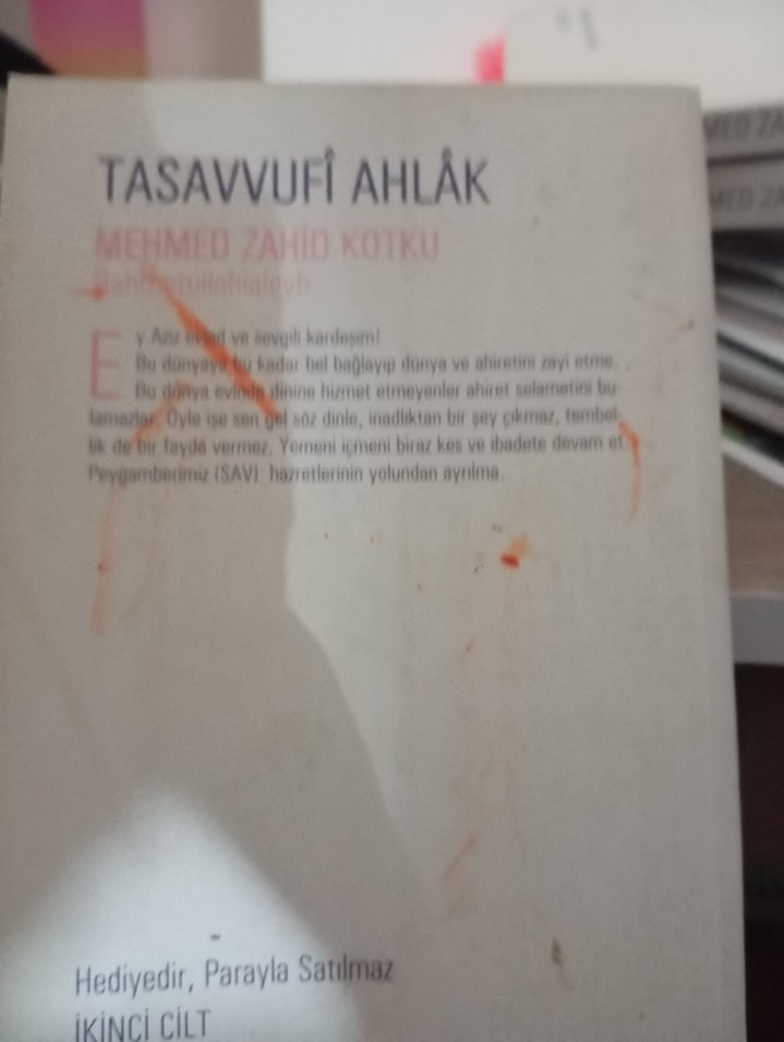 Tasavvufi Ahlak - Mehmed Zahid Kotku - Görsel 3