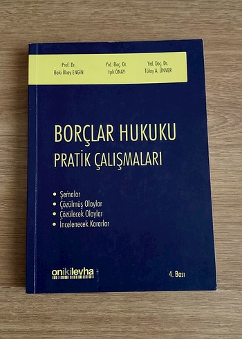 Borçlar Hukuku Pratik Çalışmaları Kitabı