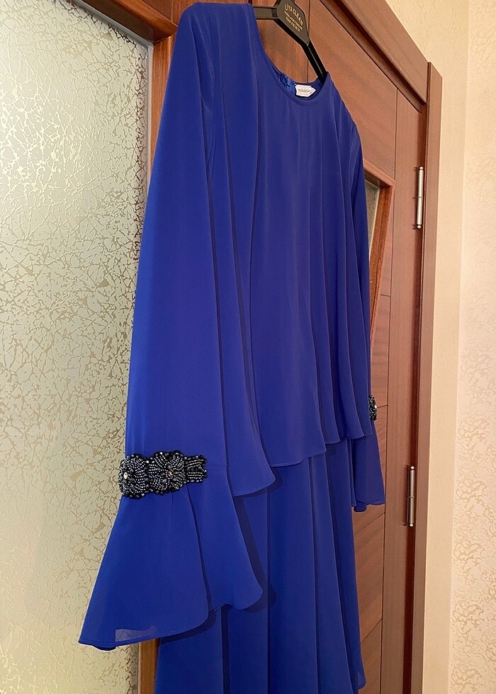 Saks mavisi abiye - Görsel 4
