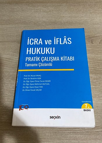 İcra ve İflas Hukuku Pratik Çalışma Kitabı