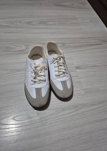 Beyaz Gri Kadın Spor Ayakkabı - Görsel 2