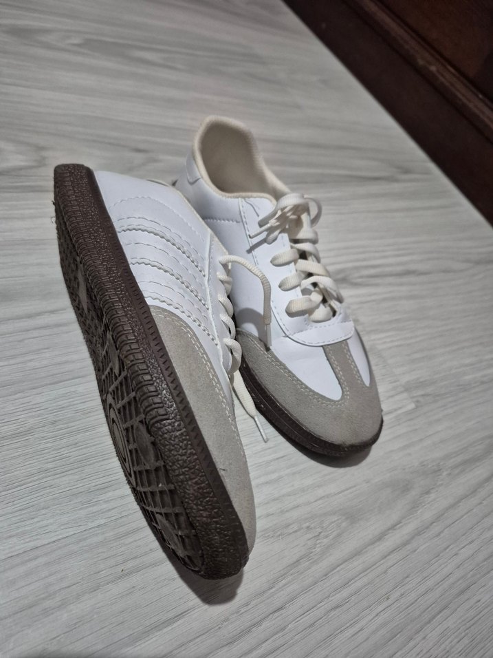 Beyaz Gri Kadın Spor Ayakkabı - Görsel 3