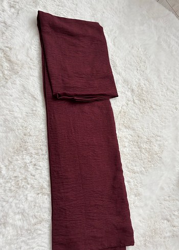 Bordo Kadın Şal - Bohem Tarz - Görsel 2