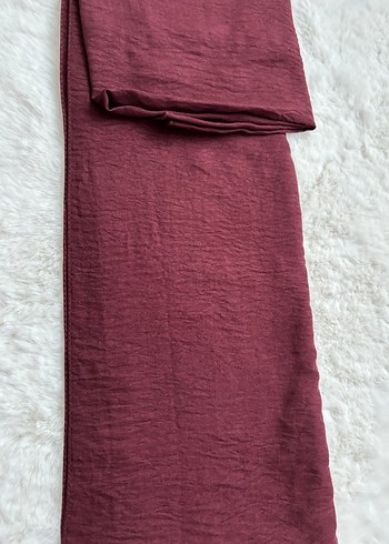 Bordo Kadın Şal - Bohem Tarz - Görsel 3