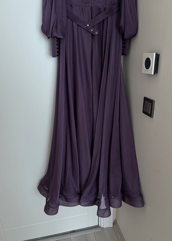 Mor tüllü abiye - Görsel 8