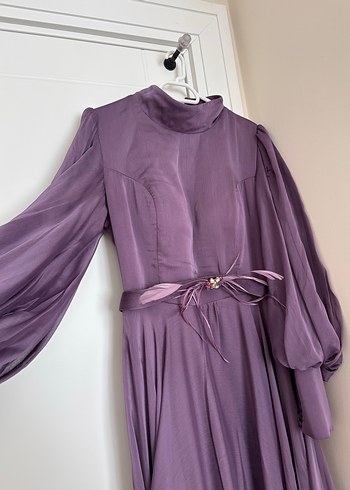 Mor tüllü abiye - Görsel 3