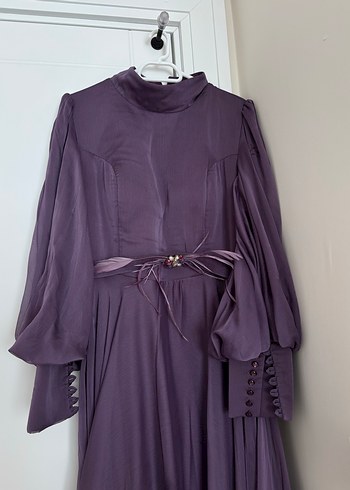 Mor tüllü abiye - Görsel 4