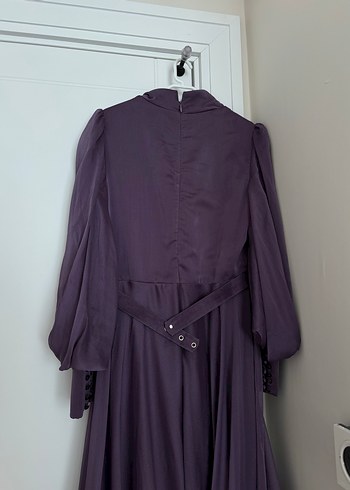 Mor tüllü abiye - Görsel 7