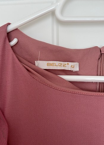 Pembe Uzun Bohem Elbise - Görsel 3