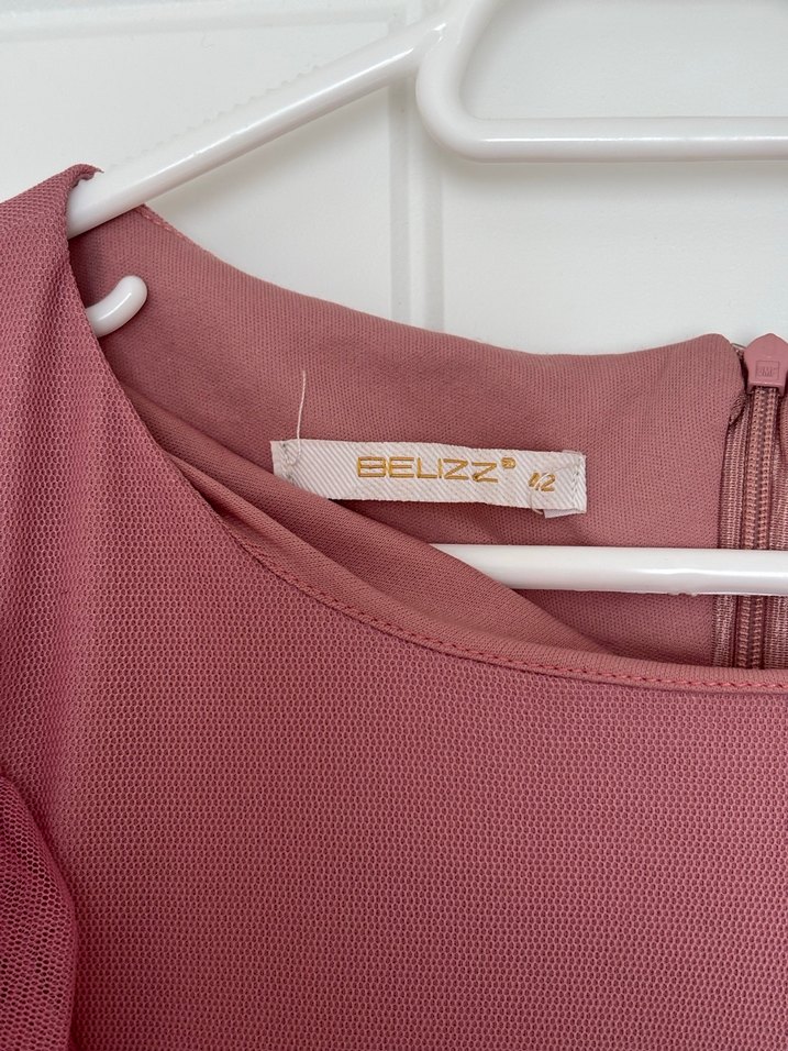 Pembe Uzun Bohem Elbise - Görsel 3