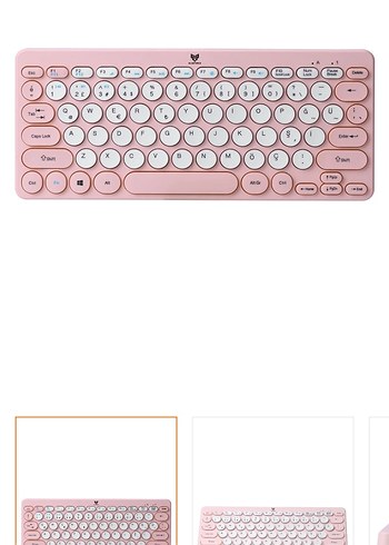 blueforce pembe klavye - Görsel 5