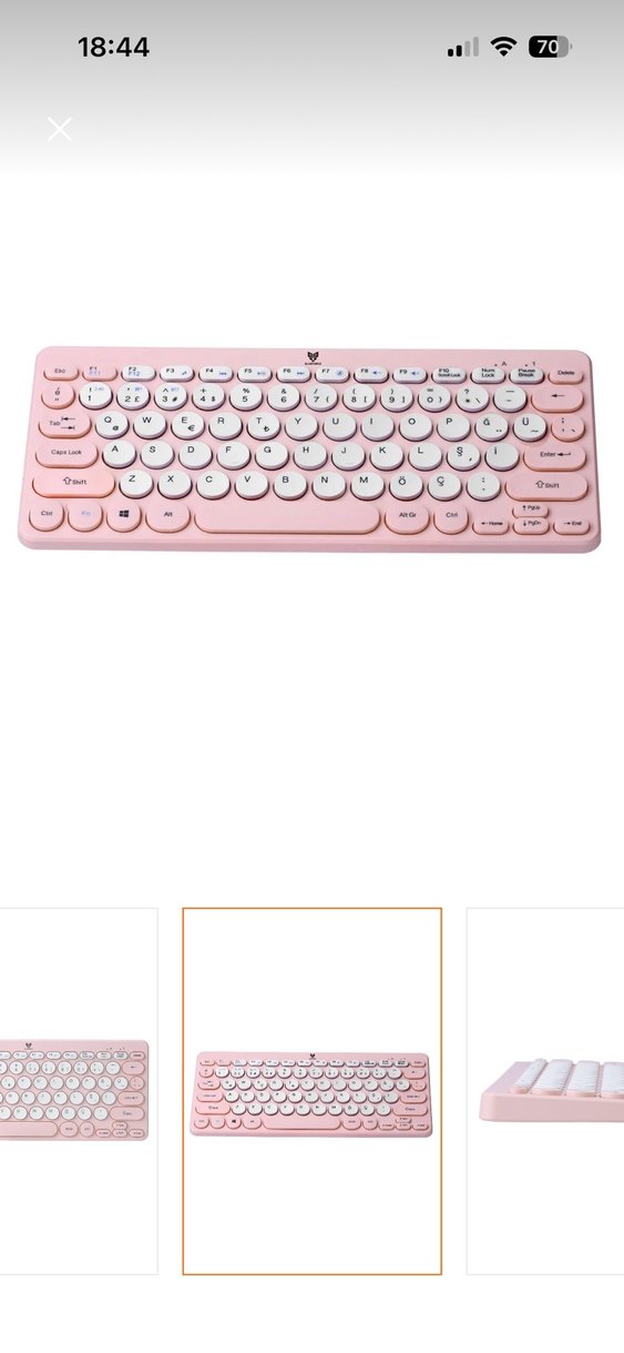 blueforce pembe klavye - Görsel 4