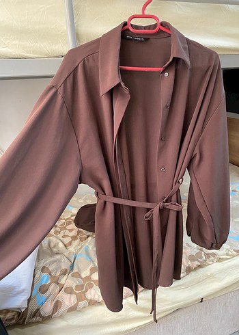 Kadın Uzun Kahverengi Takım - Görsel 7