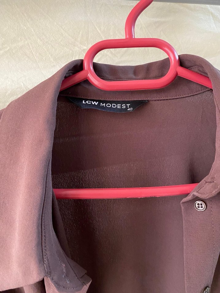 Kadın Uzun Kahverengi Takım - Görsel 4