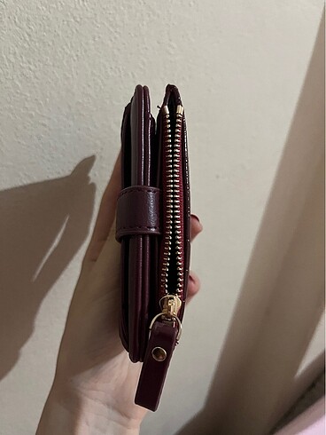 Zara cuzdan kadın bordo