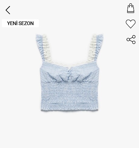 koton askili crop üst