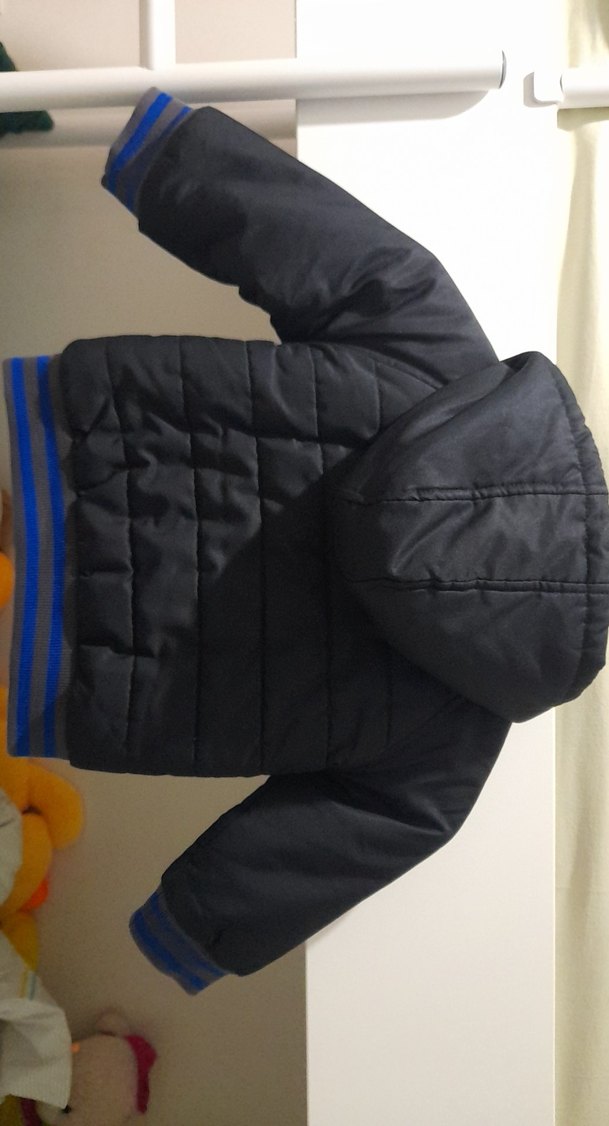 Erkek Çocuk Renkli Fermuarlı mont ceket - Görsel 4