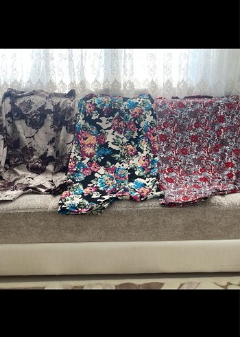 Kadın Bohem Desenli Dantel Detaylı Kumaş şalvarlıklar