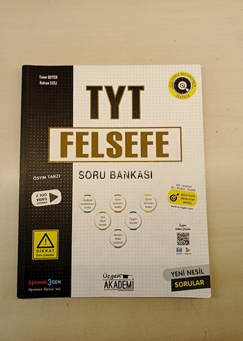 TYT Felsefe Soru Bankası - Üçgen Akademi