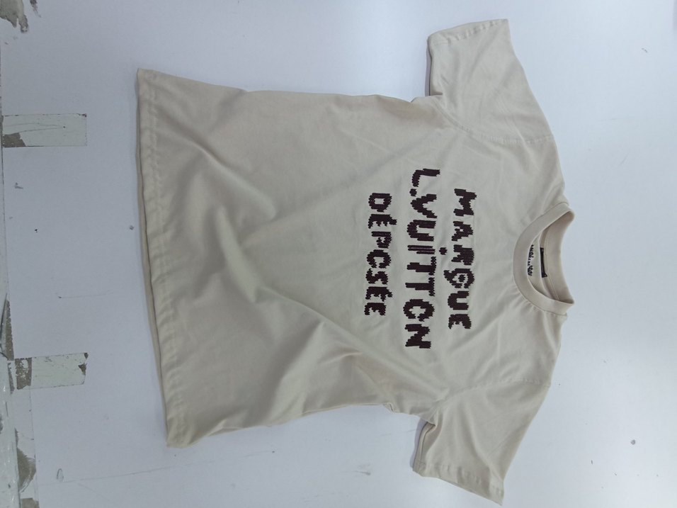 Bej Baskılı Erkek Tişört - Görsel 2