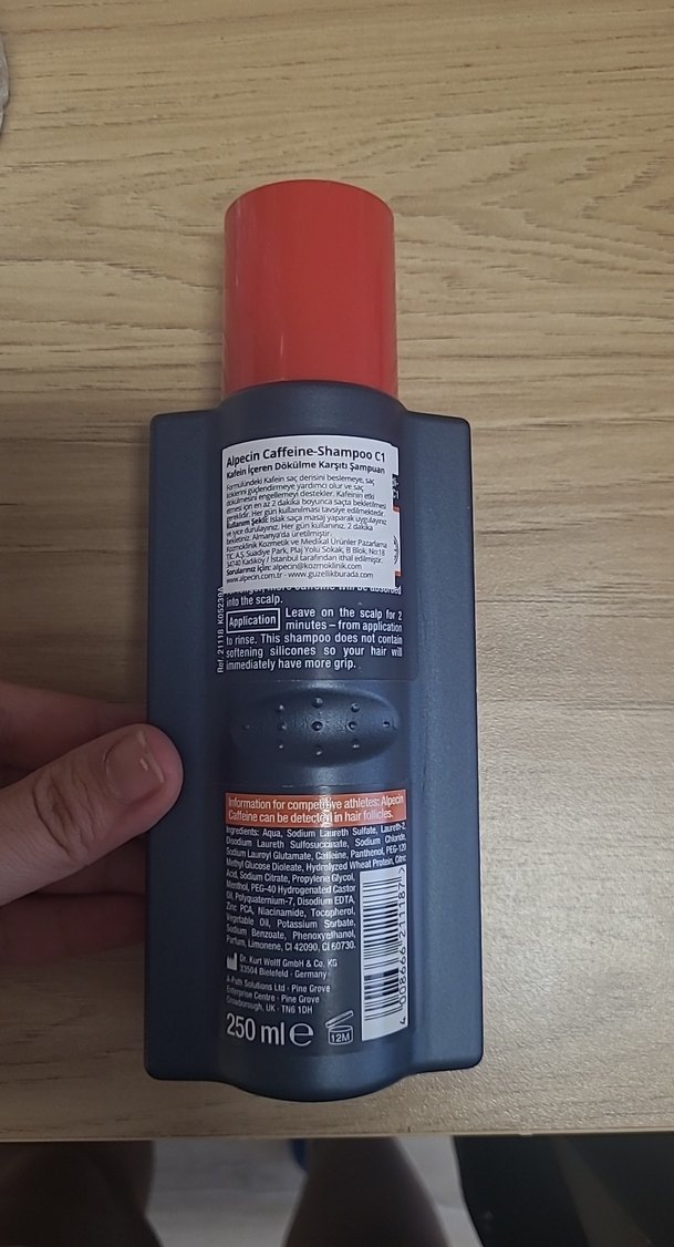 Alpecin Kafeinli Saç Dökülmesine Karşı Şampuan - Görsel 2