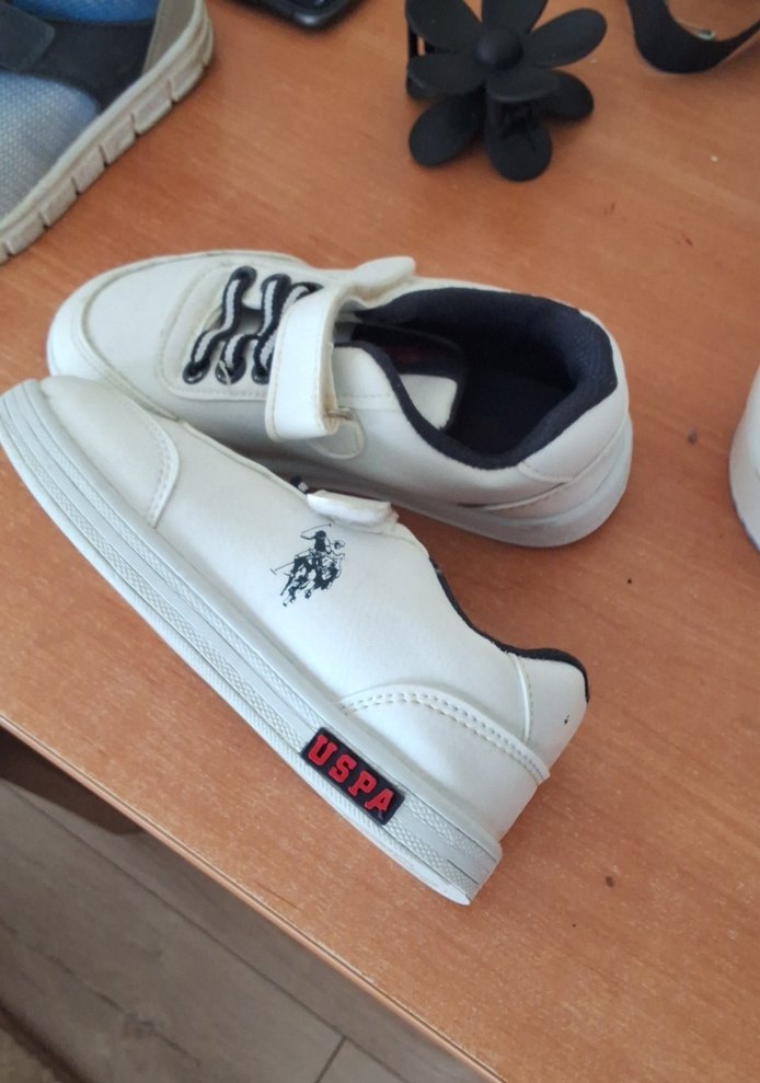 Gri Beyaz Erkek Çocuk Spor Ayakkabı - Görsel 3