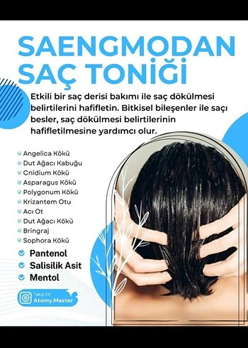 Atomy Saengmodan Saç Toniği 200ml - Görsel 2